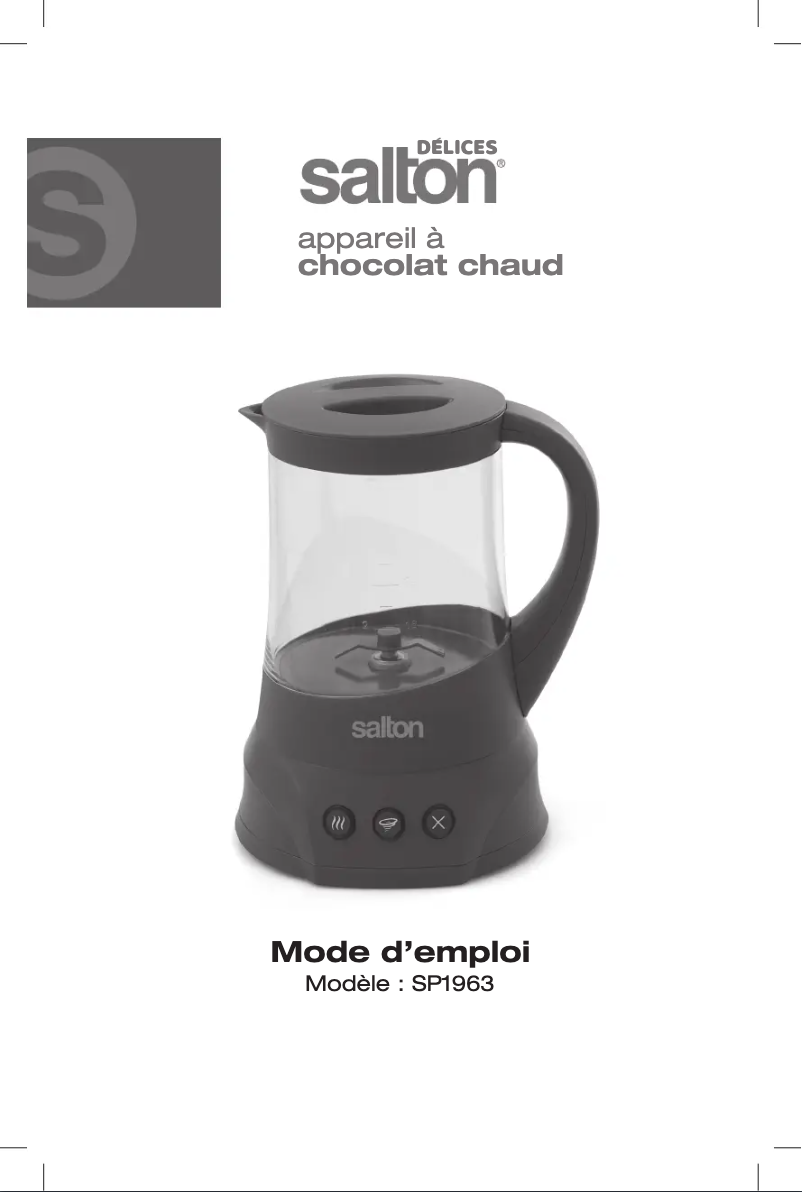 Imagen de la primera página del manual del dispositivo SP1963