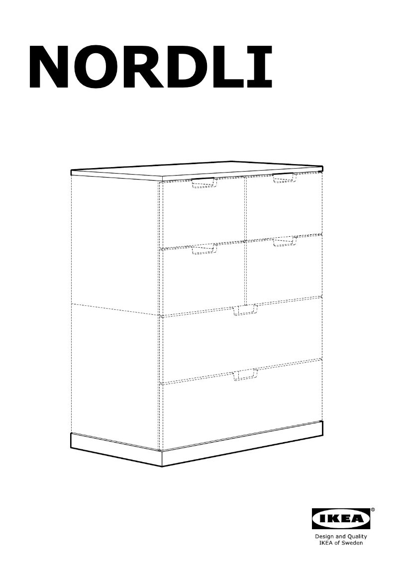 Imagen de la primera página del manual del dispositivo NORDLI 004.731.79