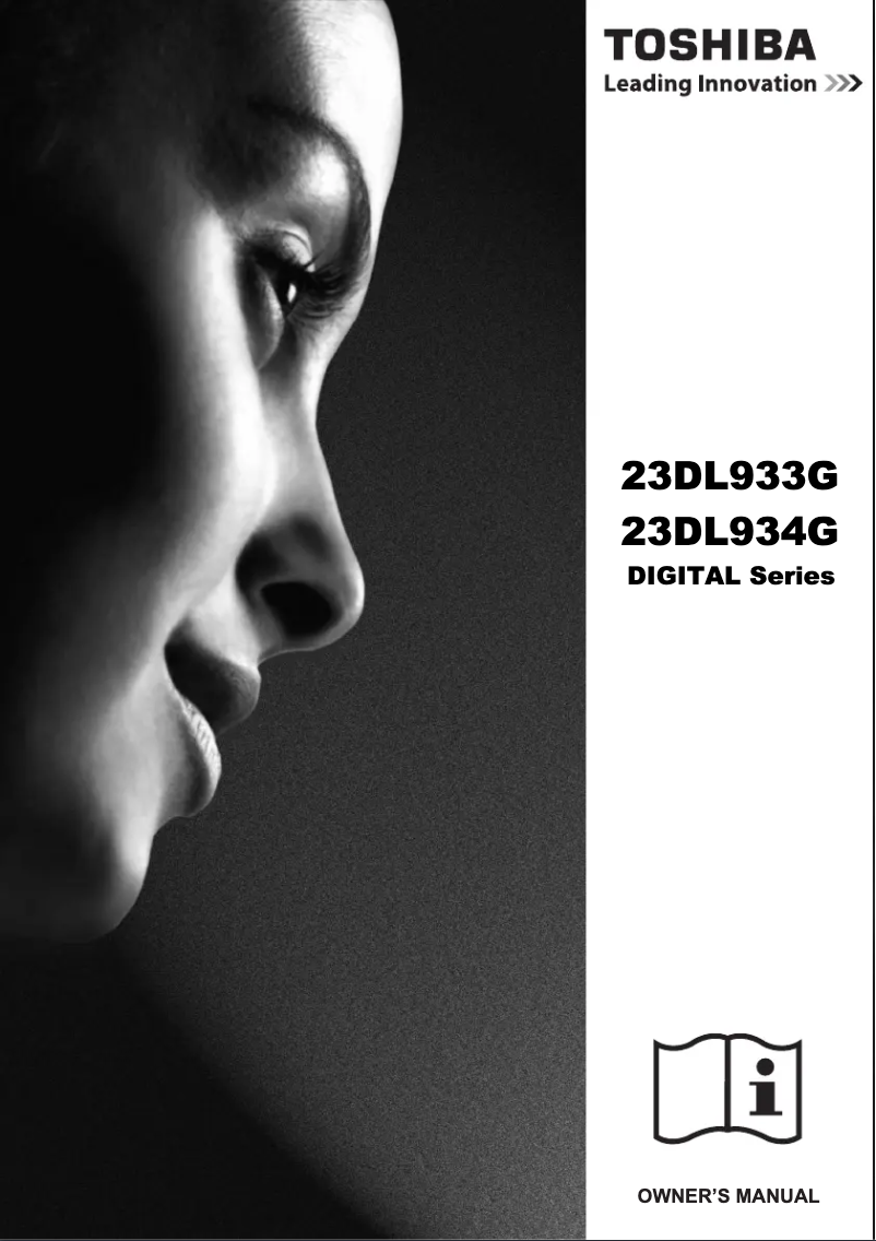 Página 1 del manual Manual de usuario Toshiba 23DL934G