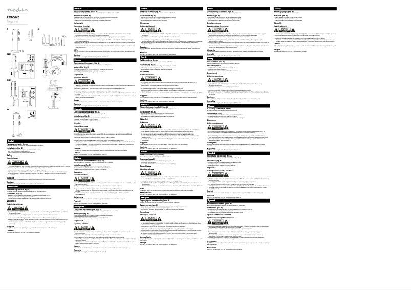 Imagen de la primera página del manual del dispositivo EXGS62