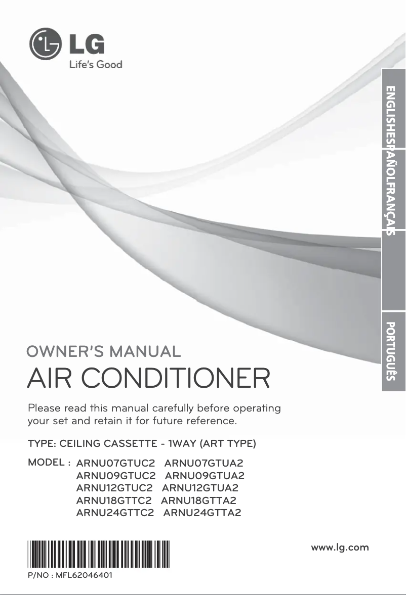 Página nº 1 - Guía de instalación LG ARNU09GTUC2