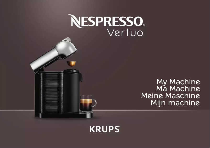 Página 1 del manual Manual de usuario Krups Nespresso Vertuo XN9018