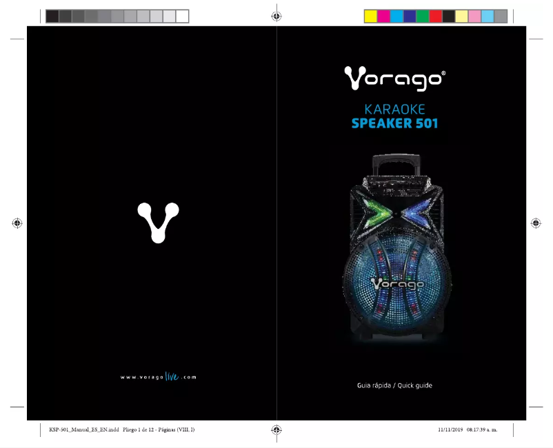 Imagen de la primera página del manual del dispositivo KSP-501