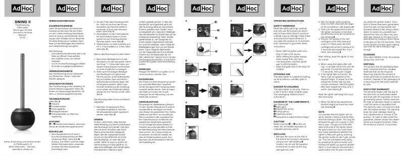 Página nº 1 - Manual de usuario AdHoc SWING II