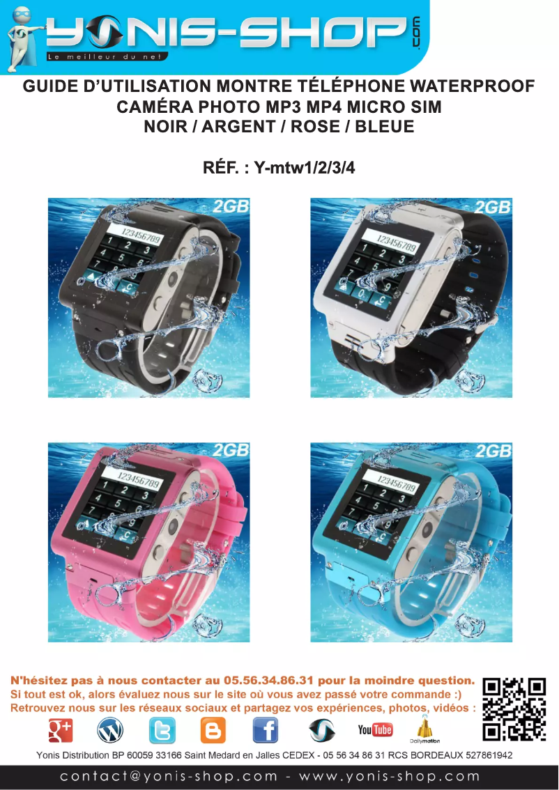 Página nº 1 - Manual de usuario Yonis Y-MTW1