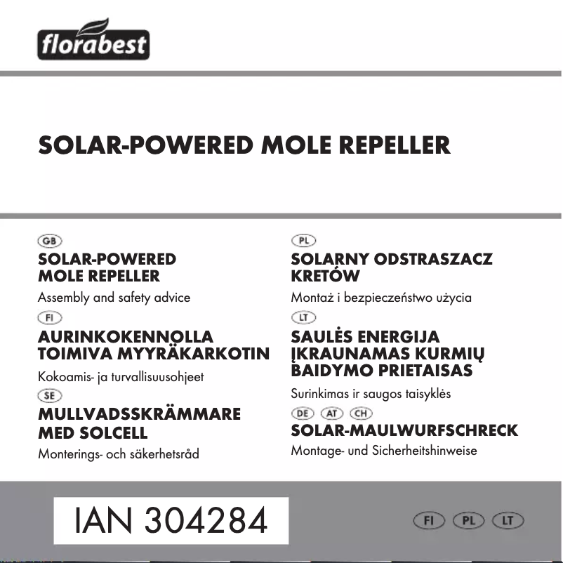 Imagen de la primera página del manual del dispositivo IAN 304284
