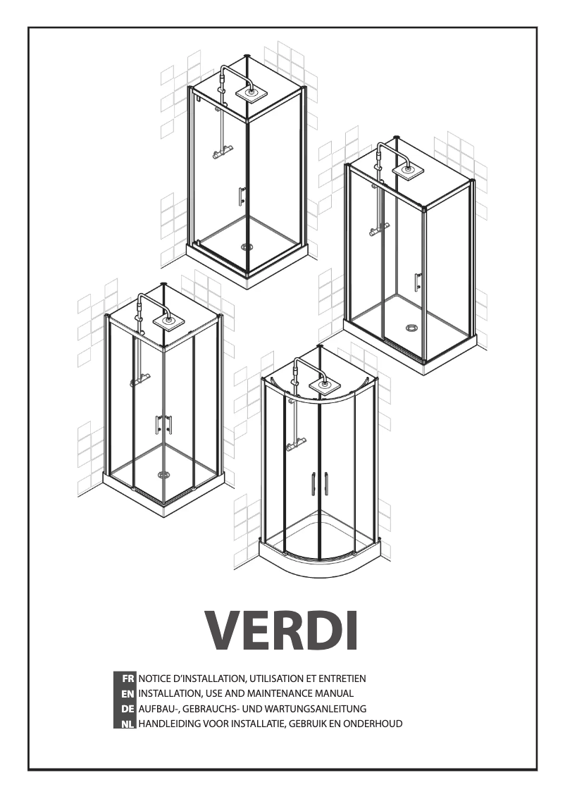 Página 1 del manual Manual de usuario Novellini Verdi