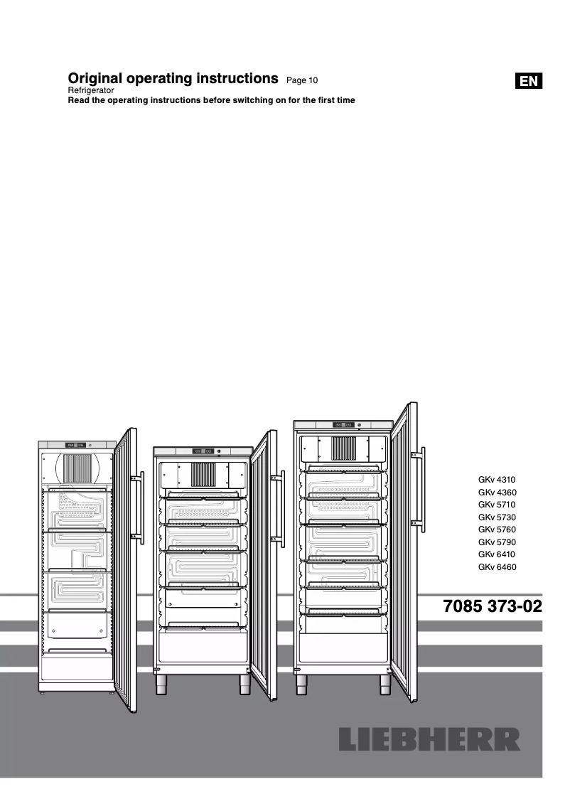 Imagen de la primera página del manual del dispositivo GKv 5790-22
