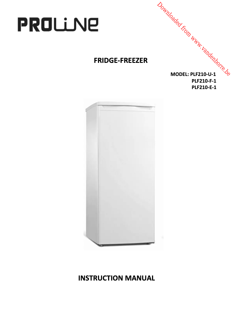 Página 1 del manual Manual de usuario Proline PLF210