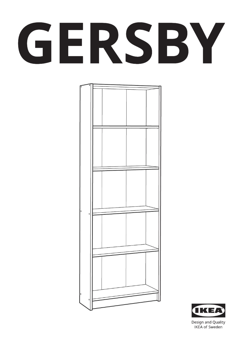 Página 1 del manual Manual de usuario Ikea GERSBY 702.611.31