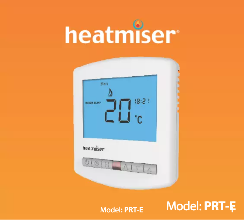 Página 1 del manual Manual de usuario Heatmiser PRT-E