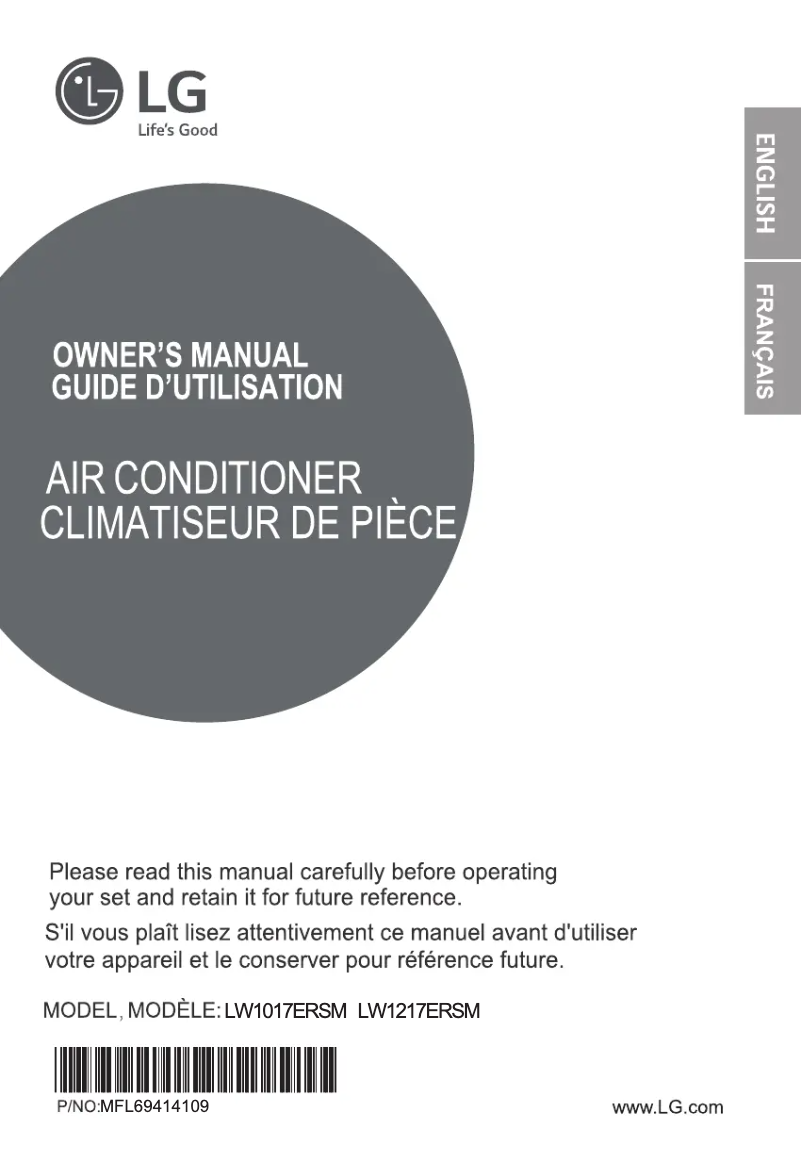 Página 1 del manual Manual de usuario LG LW1017ERSM