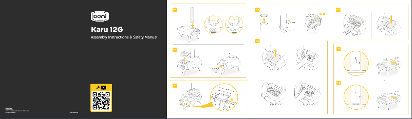 Página 1 del manual Instrucciones / montaje Ooni Karu 12G