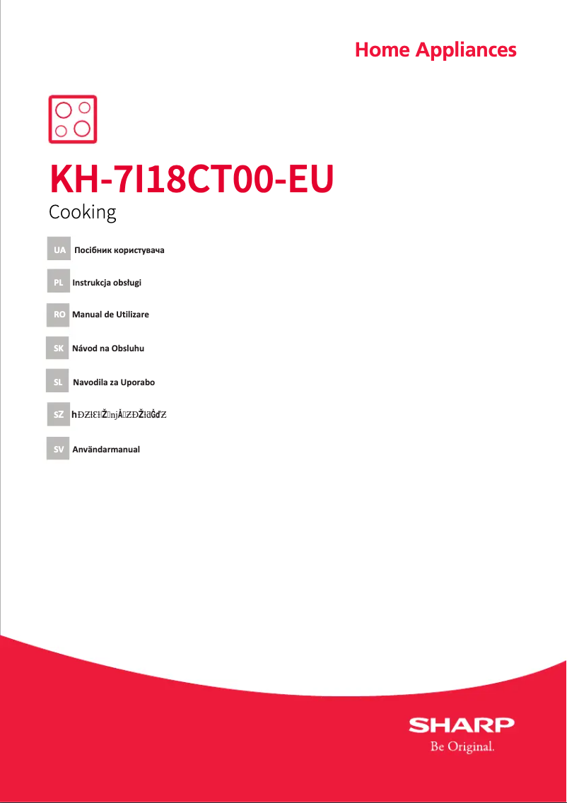 Imagen de la primera página del manual del dispositivo KH-7I18CT00-EU