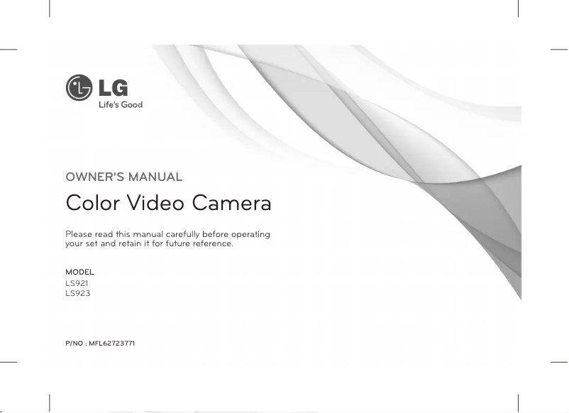 Página 1 del manual Manual de usuario LG LS921