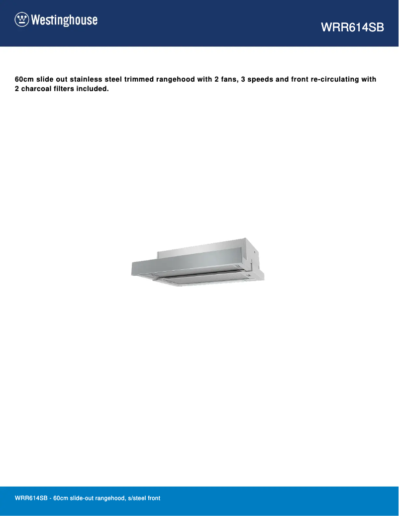 Imagen de la primera página del manual del dispositivo WRR614SB