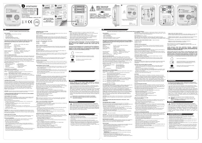 Página nº 1 - Manual de usuario Smartwares RM370