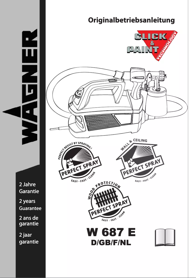 Imagen de la primera página del manual del dispositivo WallPerfect W 68 E
