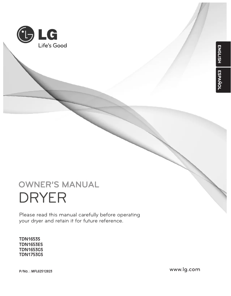 Página 1 del manual Manual de usuario LG TDN1753GS
