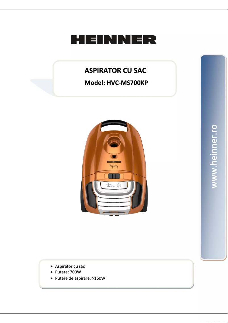 Imagen de la primera página del manual del dispositivo HVC-MS700KP