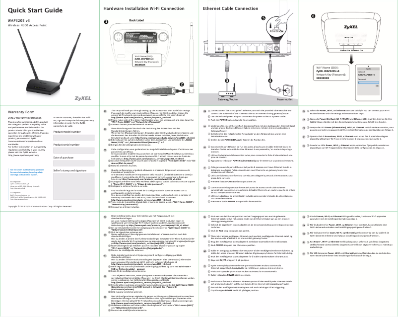 Imagen de la primera página del manual del dispositivo Wireless N300