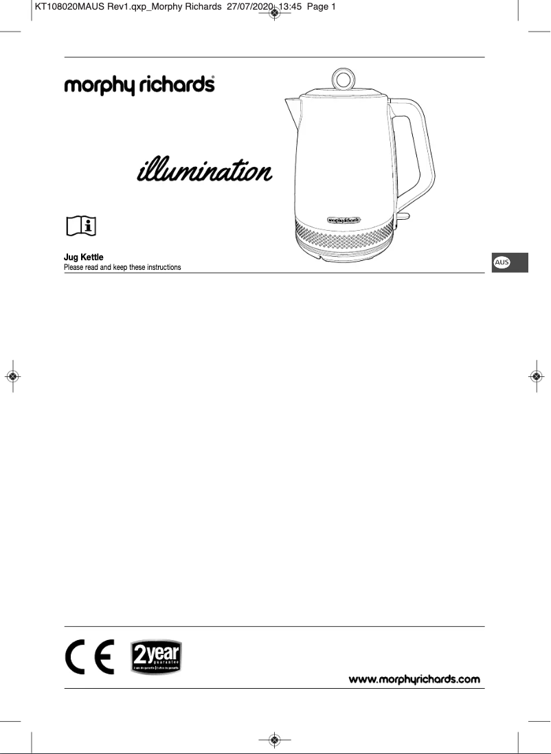Imagen de la primera página del manual del dispositivo Illumination
