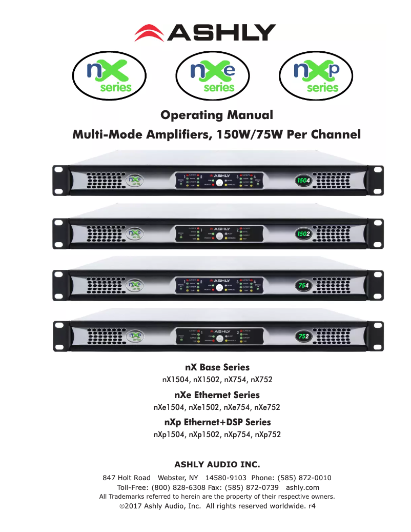 Imagen de la primera página del manual del dispositivo nXP1504