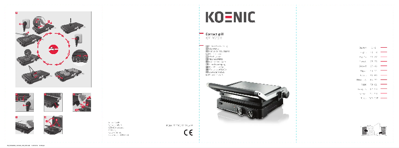Página nº 1 - Manual de usuario Koenic KCG 2020 M