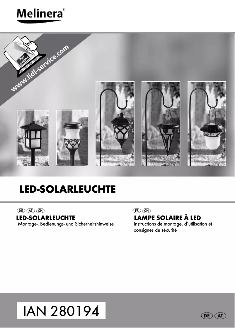 Imagen de la primera página del manual del dispositivo IAN 280194