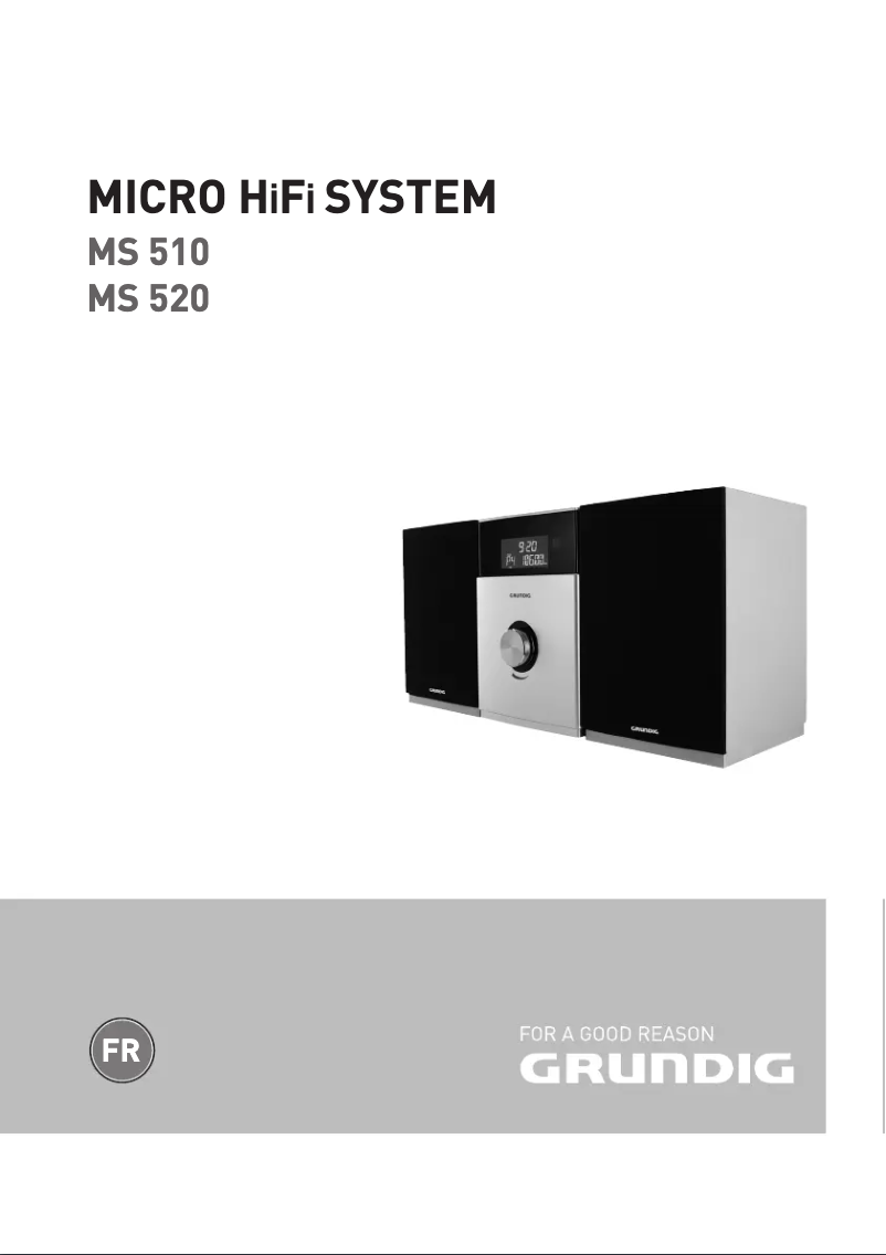 Página 1 del manual Manual de usuario Grundig MS 520