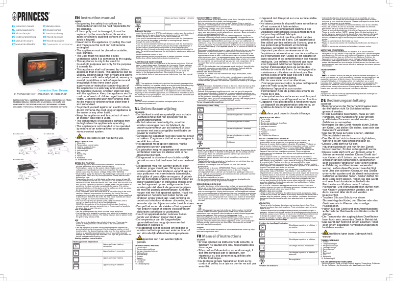 Imagen de la primera página del manual del dispositivo Convection Oven Deluxe 112755