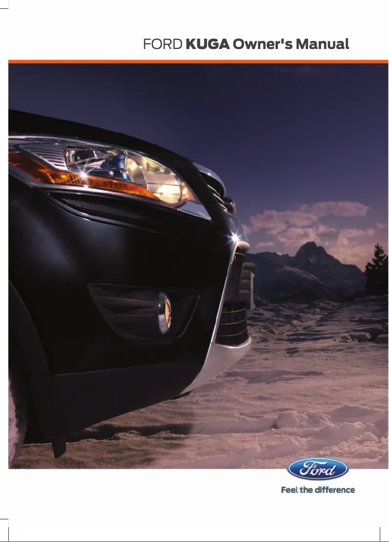 Imagen de la primera página del manual del dispositivo Kuga (2011)