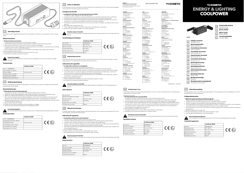 Página 1 del manual Manual de usuario Mobicool Y24