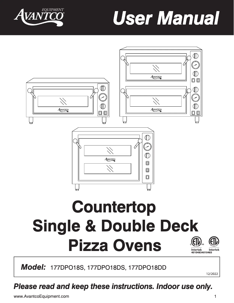 Imagen de la primera página del manual del dispositivo DPO-18-DS