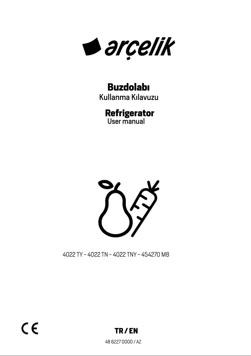 Página 1 del manual Manual de usuario Arçelik 454270 MB