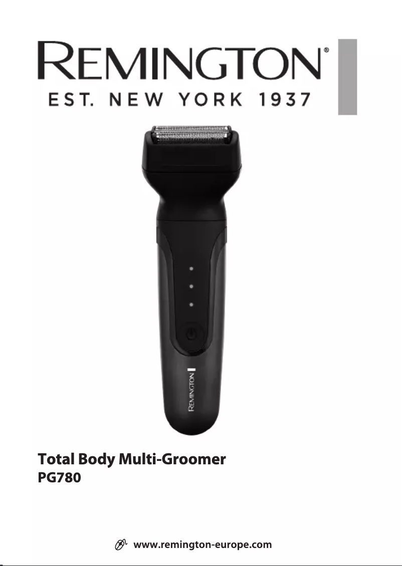 Imagen de la primera página del manual del dispositivo PG780