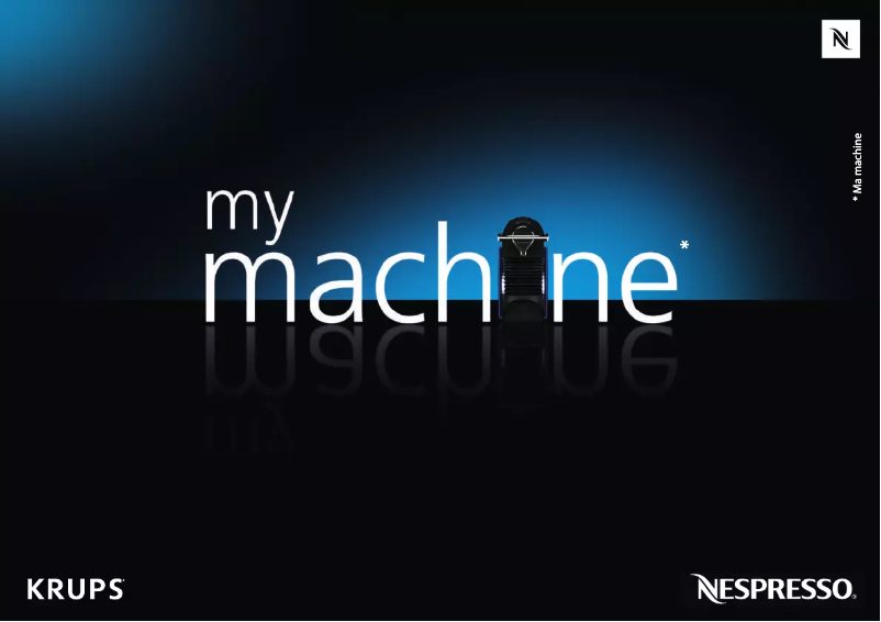 Página 1 del manual Manual de usuario Krups Pixie & Aeroccino XN305T