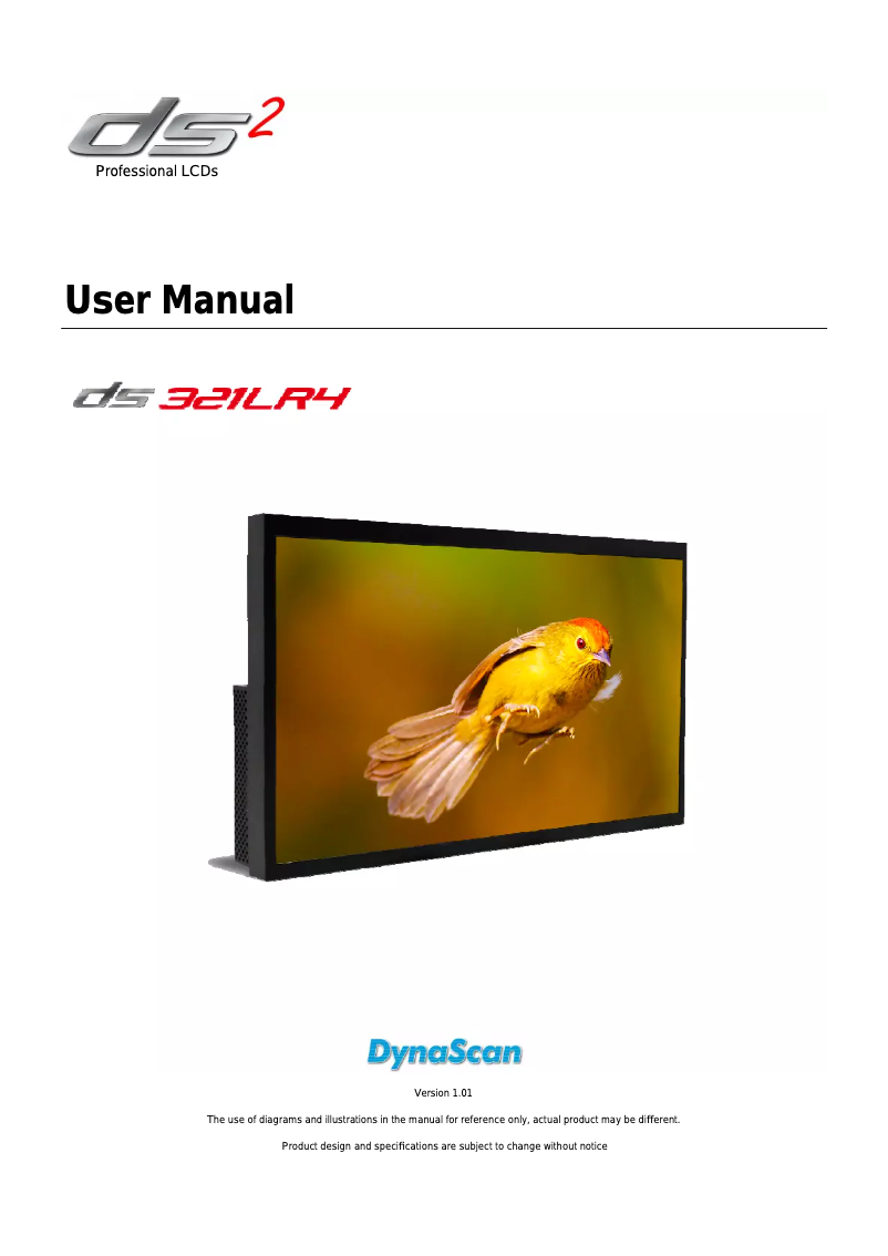 Imagen de la primera página del manual del dispositivo DS321LR4