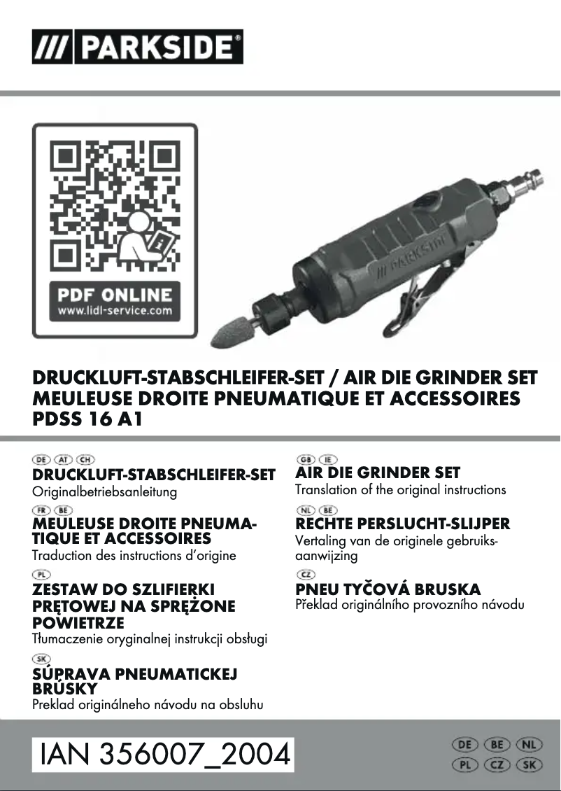 Página 1 del manual Manual de usuario Parkside PDTS 6.3 B3