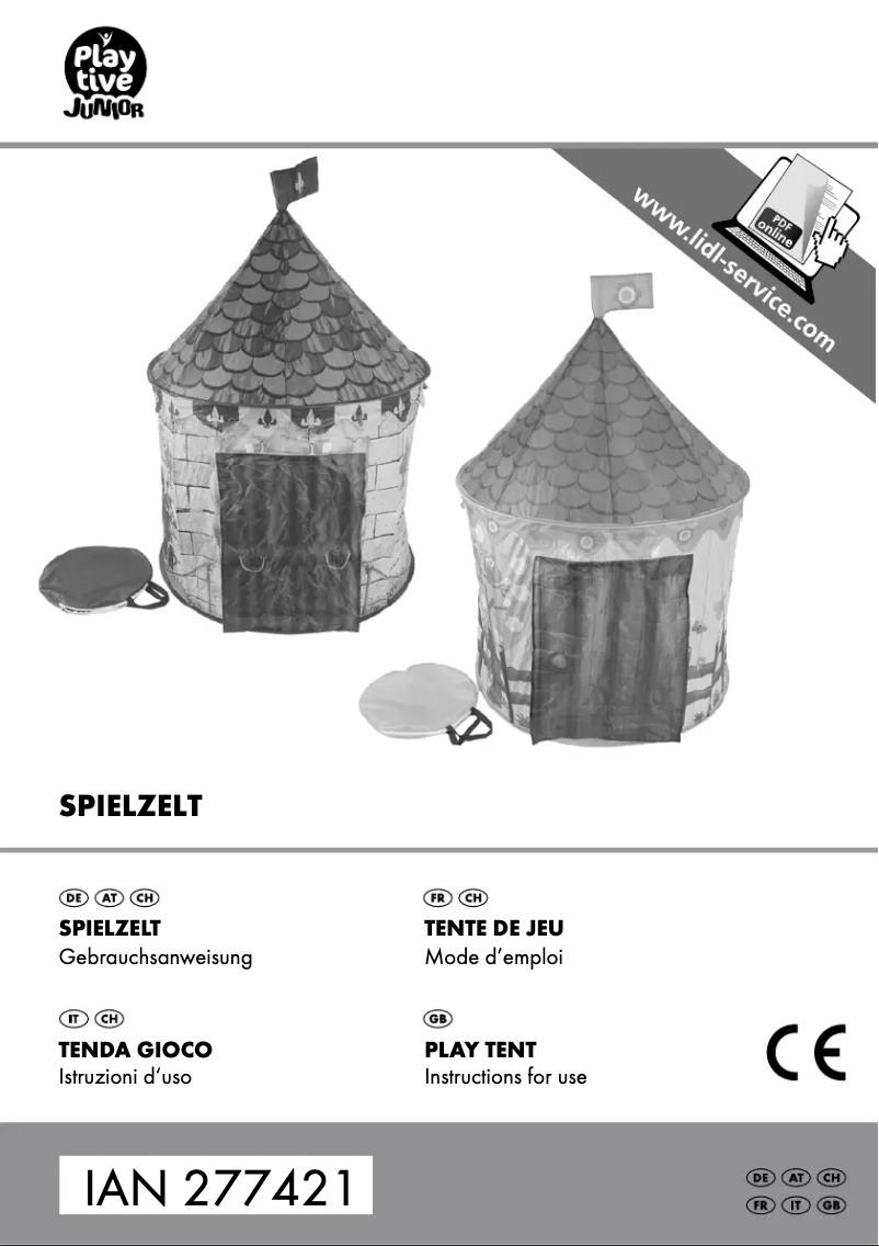 Imagen de la primera página del manual del dispositivo IAN 277421