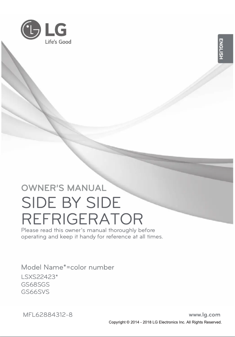 Imagen de la primera página del manual del dispositivo LSXS22423B