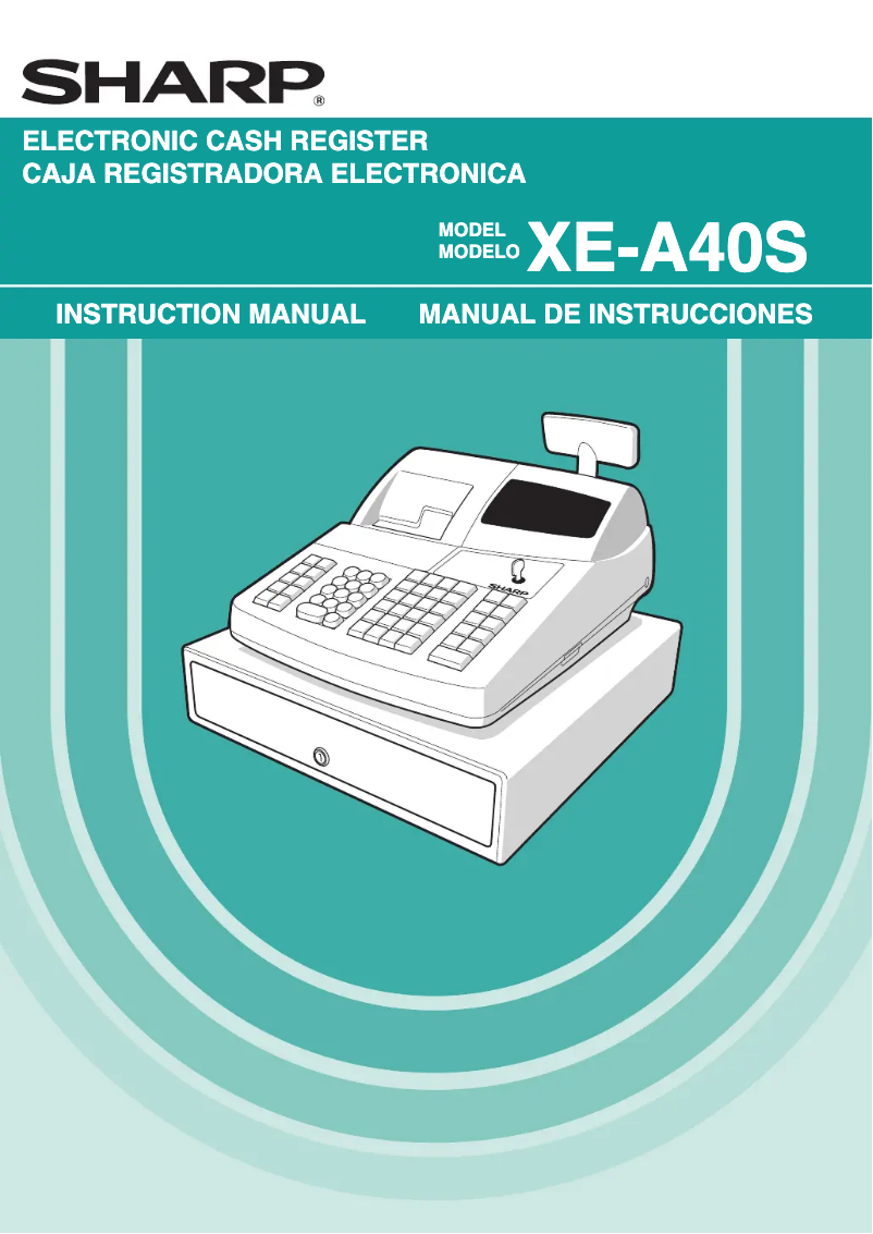 Página 1 del manual Manual de usuario Sharp XE-A40S