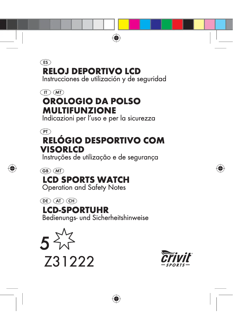 Imagen de la primera página del manual del dispositivo Z31222