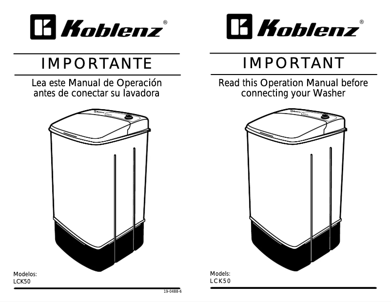 Página 1 del manual Manual de usuario Thorne Electric LCK-50