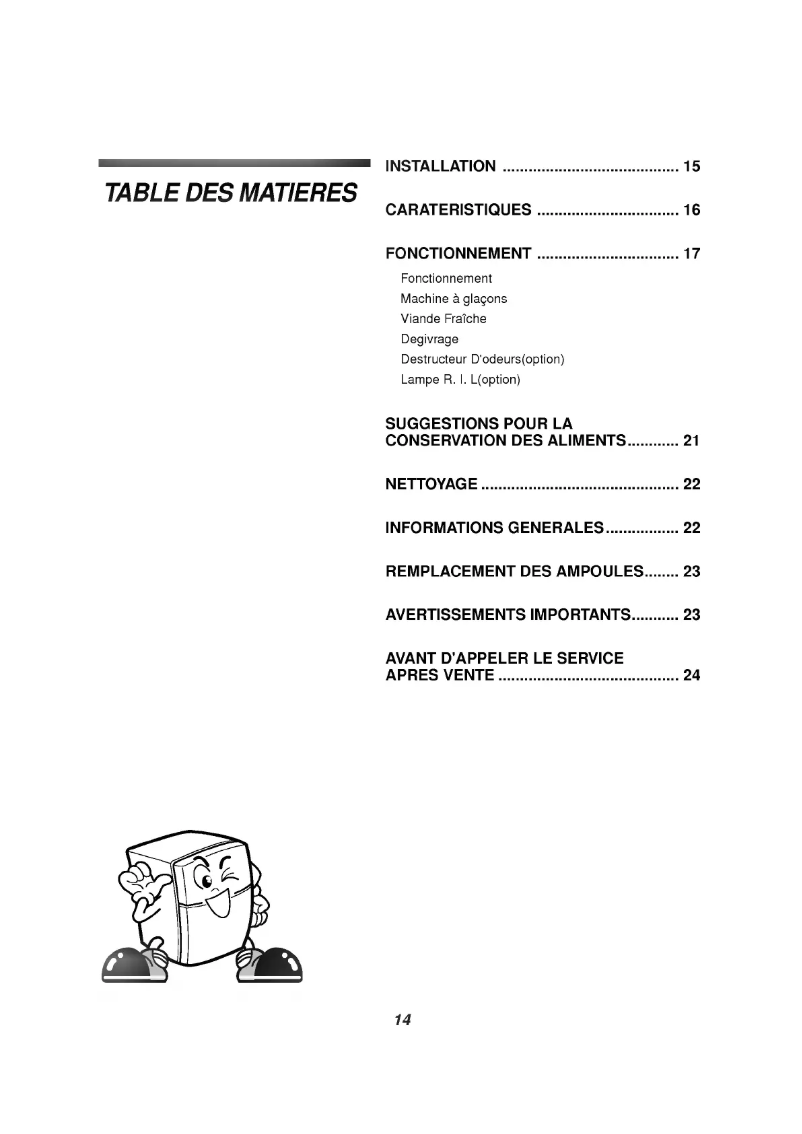 Imagen de la primera página del manual del dispositivo GR-482SF