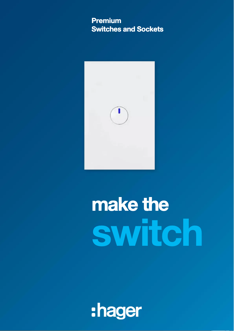 Página 1 del manual Folleto Hager WBWSH3