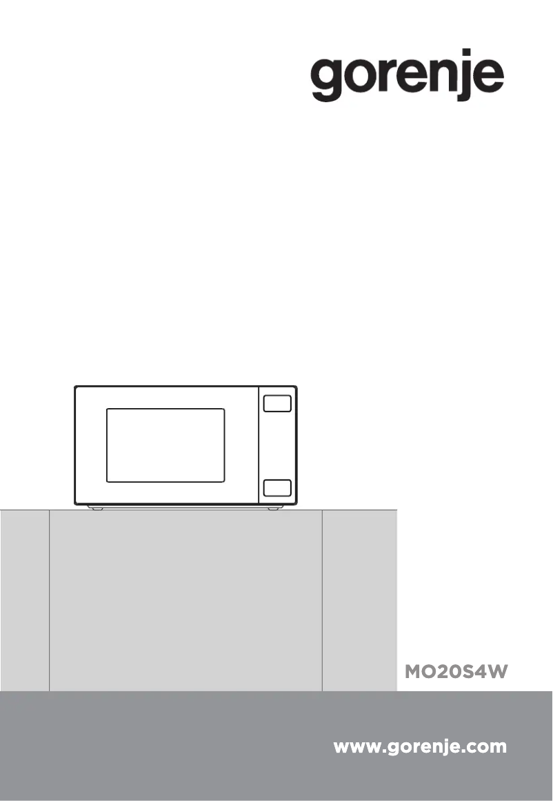 Página 1 del manual Manual de usuario Gorenje MO20S4W