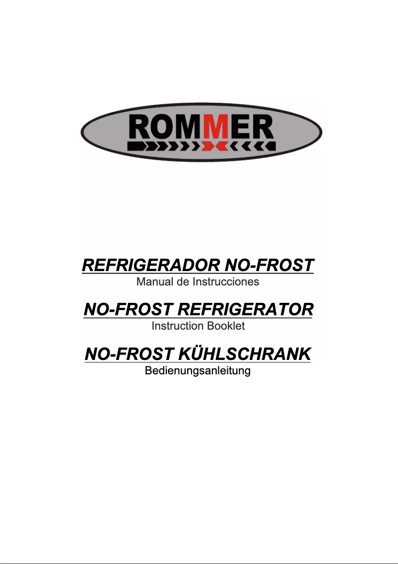 Página 1 del manual Manual de usuario Rommer NF-376