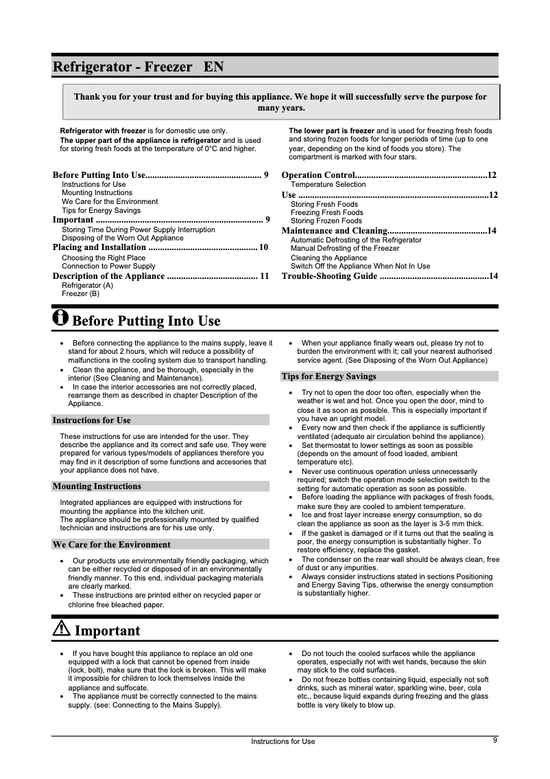 Página 1 del manual Manual de usuario Gorenje RKI-ORA-S