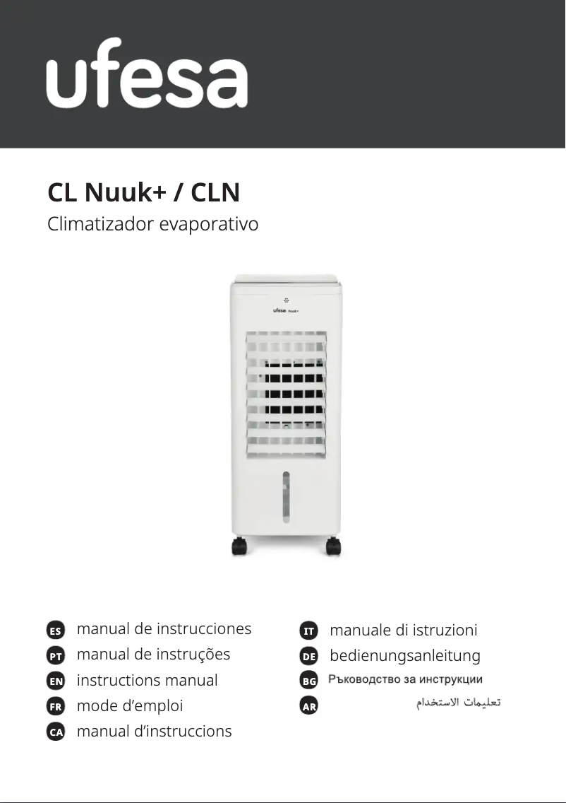 Imagen de la primera página del manual del dispositivo Nuuk+
